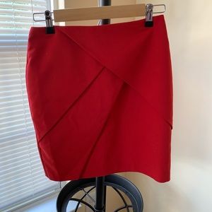 Red skirt